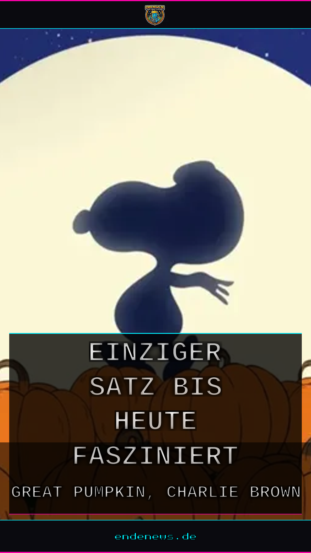 60 Jahre „Great Pumpkin, Charlie Brown“: Warum ein einziger Satz bis heute fasziniert
