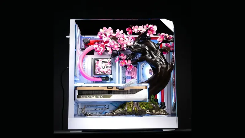 Aftershock Cherry Bloom: 14.000-Dollar-PC mit Titanblüten