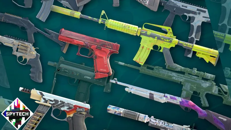 Alle Spy Tech Skins in CS2: Die Übersicht nach Seltenheitsgraden