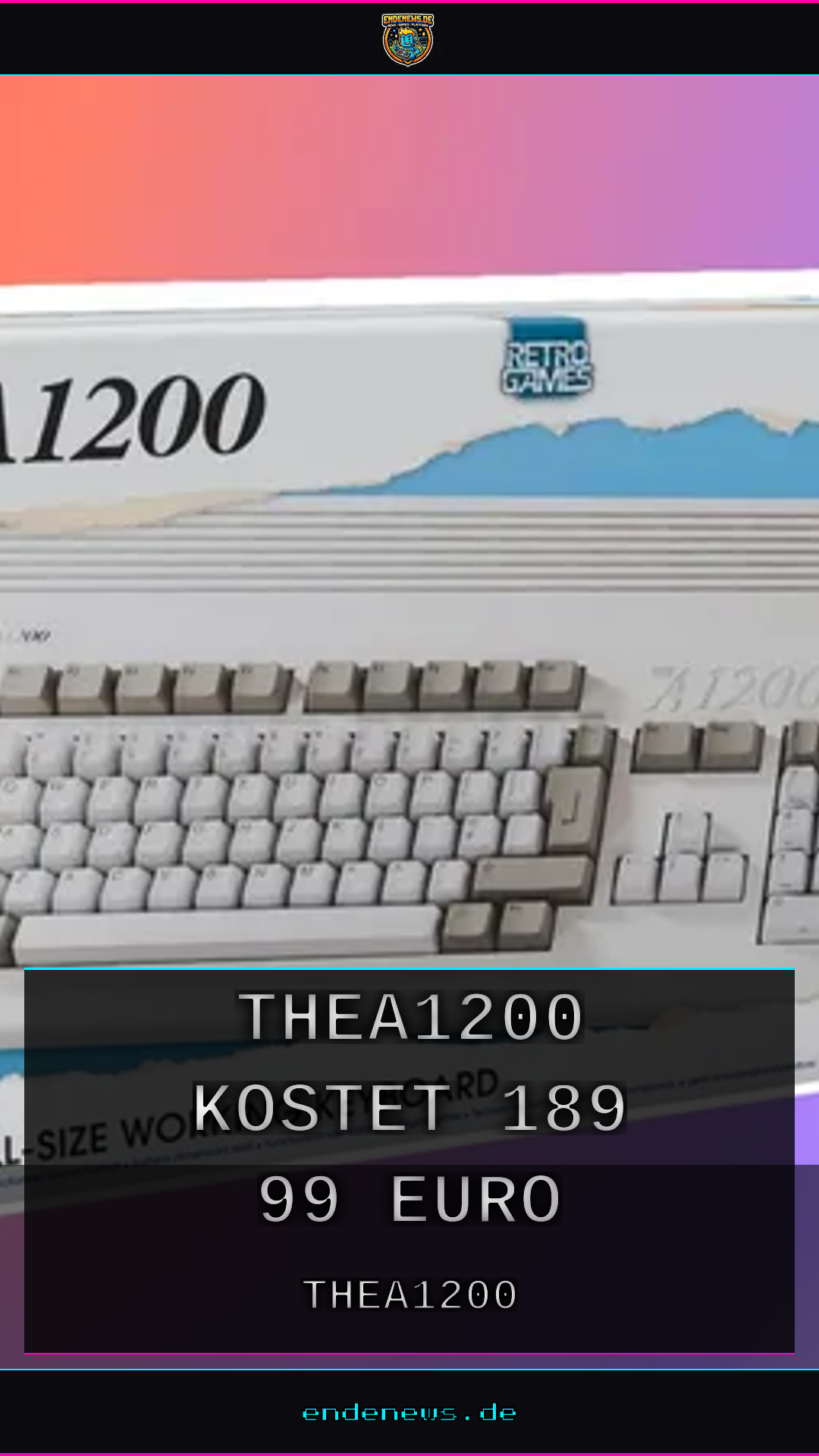Amiga 1200 kehrt zurück: THEA1200 kostet 189,99 Euro
