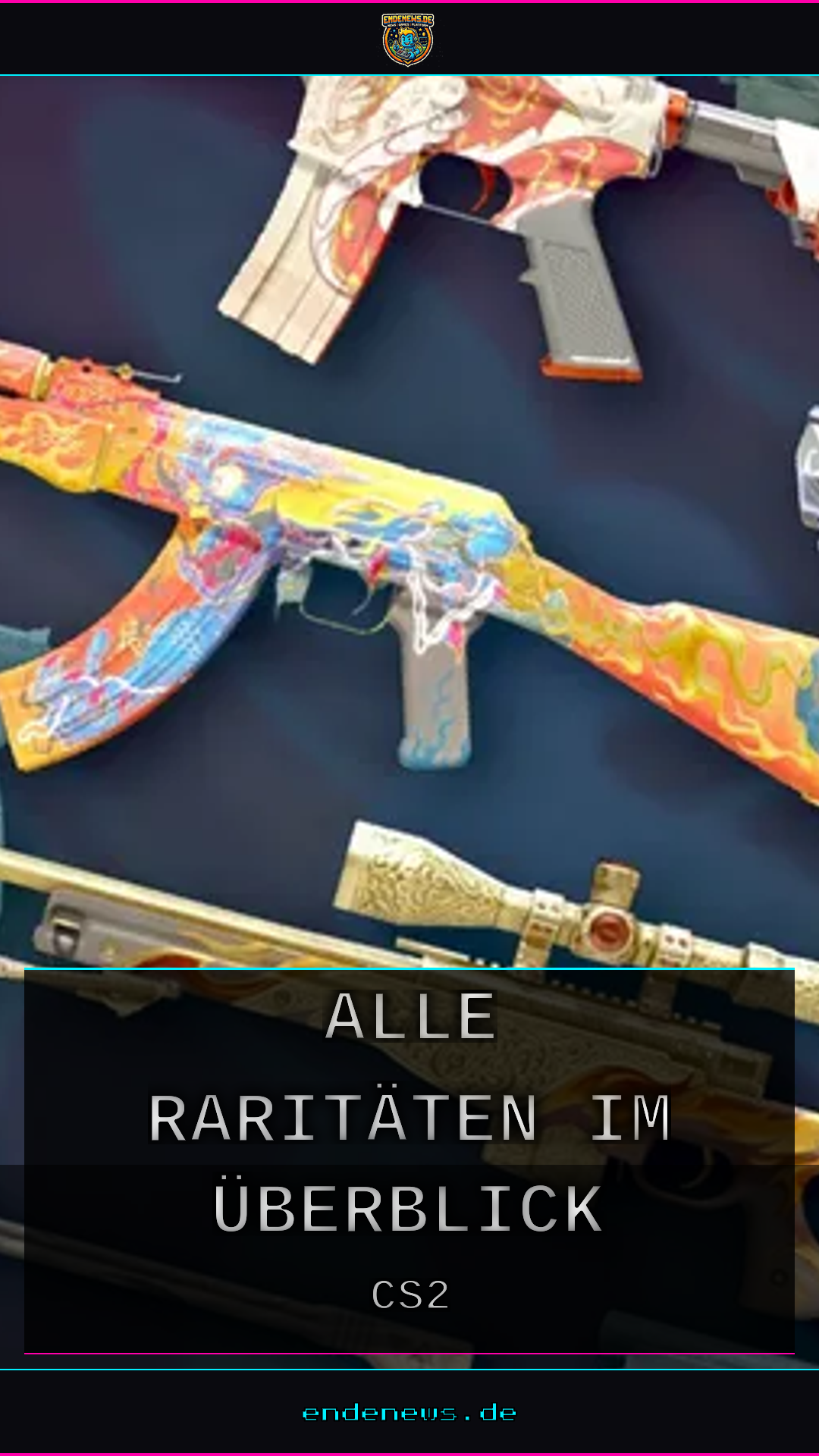 Arabesque-Skins in CS2: Alle Raritäten im Überblick
