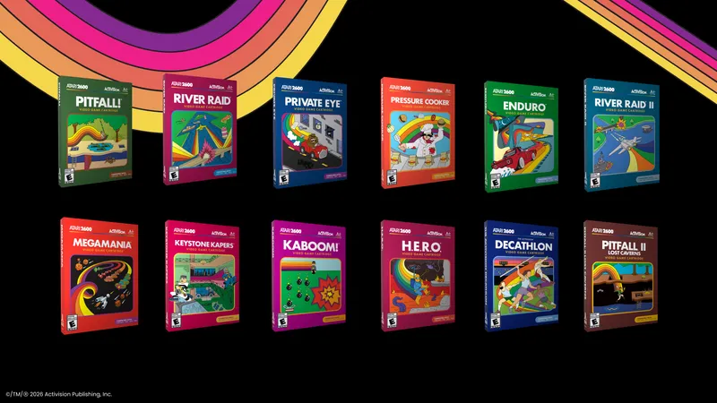 Atari 2600: Activision bringt 39 Klassiker als physische Kartuschen zurück