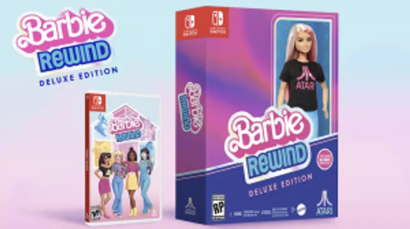 Barbie Rewind Deluxe Edition: Sammleredition mit Atari-Barbie und 16 Retro-Spielen