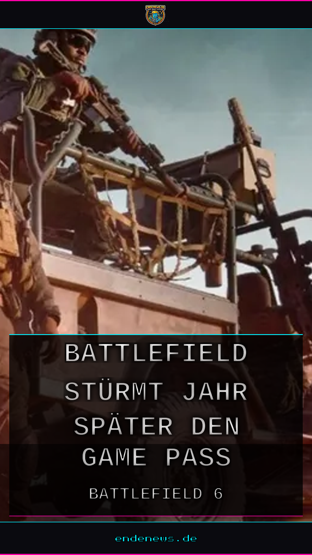 Battlefield 6 stürmt ein Jahr später in den Game Pass