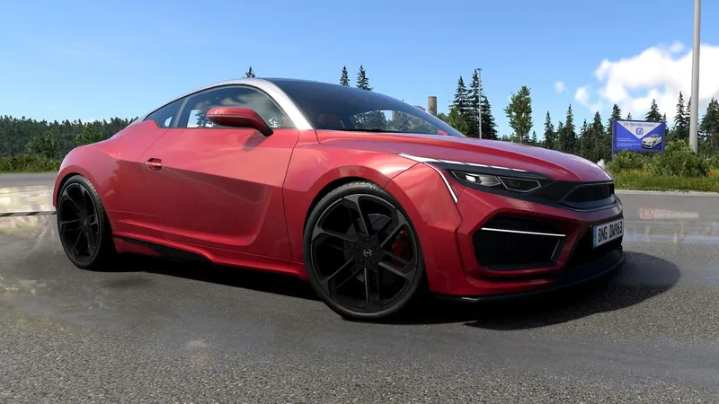 BeamNG.drive bekommt Grafik-Overhaul: Familienkombi im dynamischen Licht bei 160 km/h