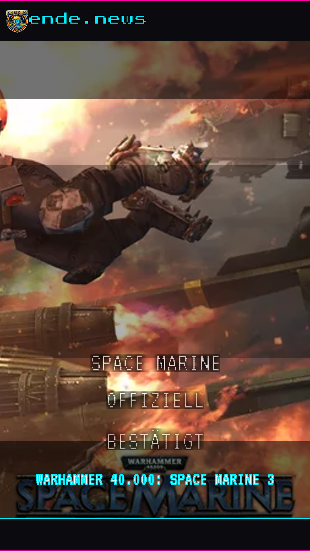 Überraschende Ankündigung: Warhammer 40.000: Space Marine 3 offiziell bestätigt