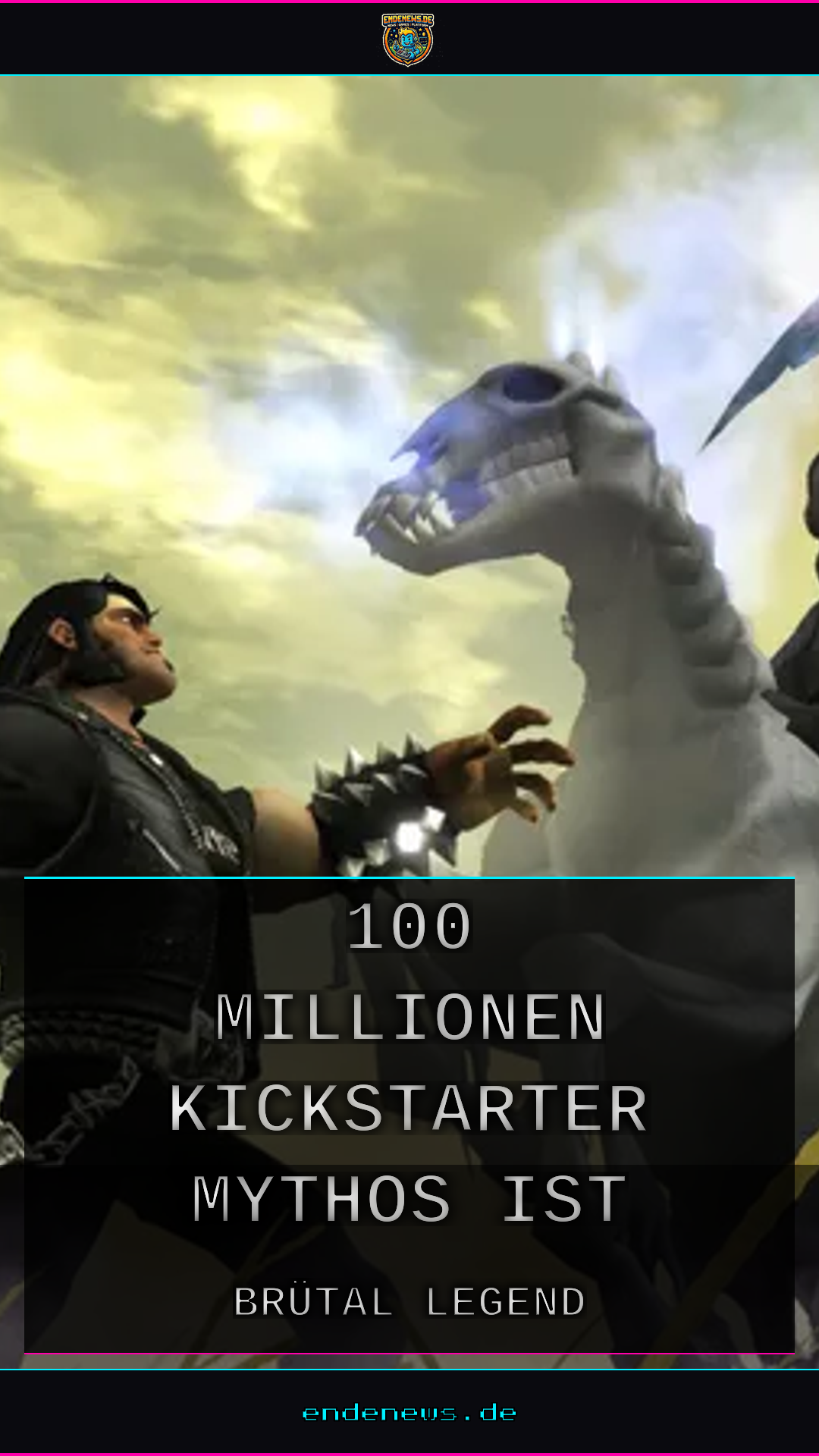 Brütal Legend bleibt Double Fines Meisterwerk: Warum das 100-Millionen-Kickstarter ein Mythos ist