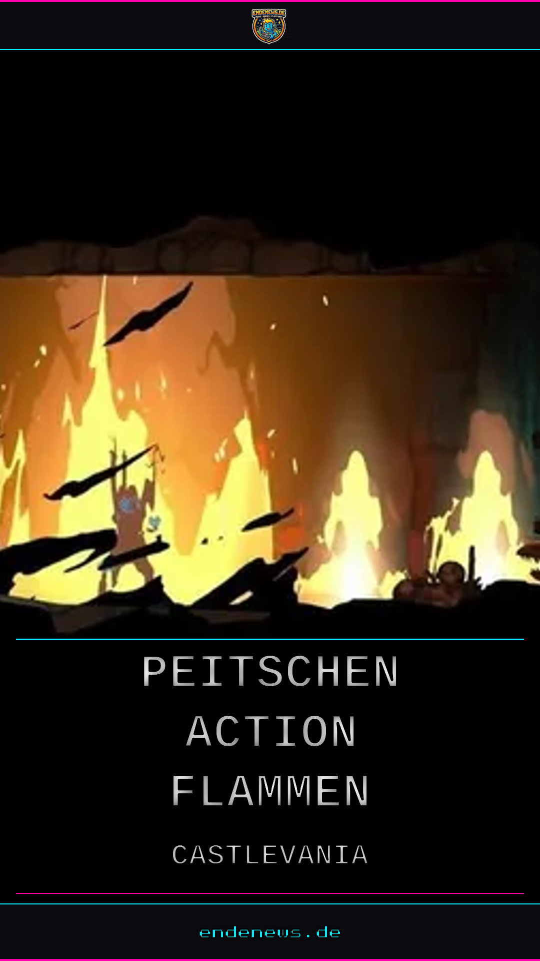 Castlevania: Belmont's Curse: Peitschen-Action in Flammen