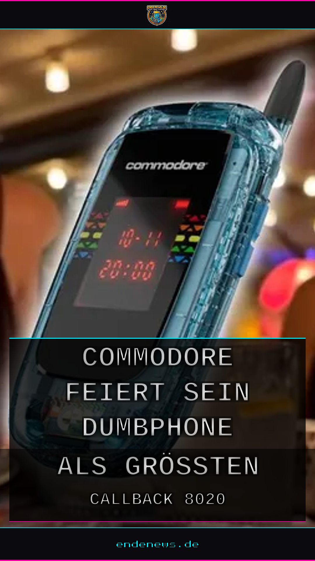 Commodore feiert sein Dumbphone als größten Moment der Neuzeit, und der C64 Ultimate staunt