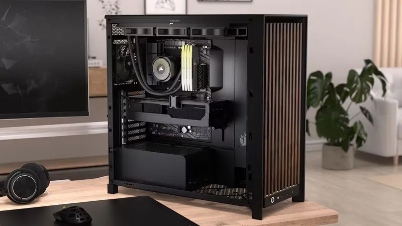 Corsair legt Holz drauf: Massivholz-Frontpanels für das Frame 5000D, inklusive Wellen-Optik zum Verwirren