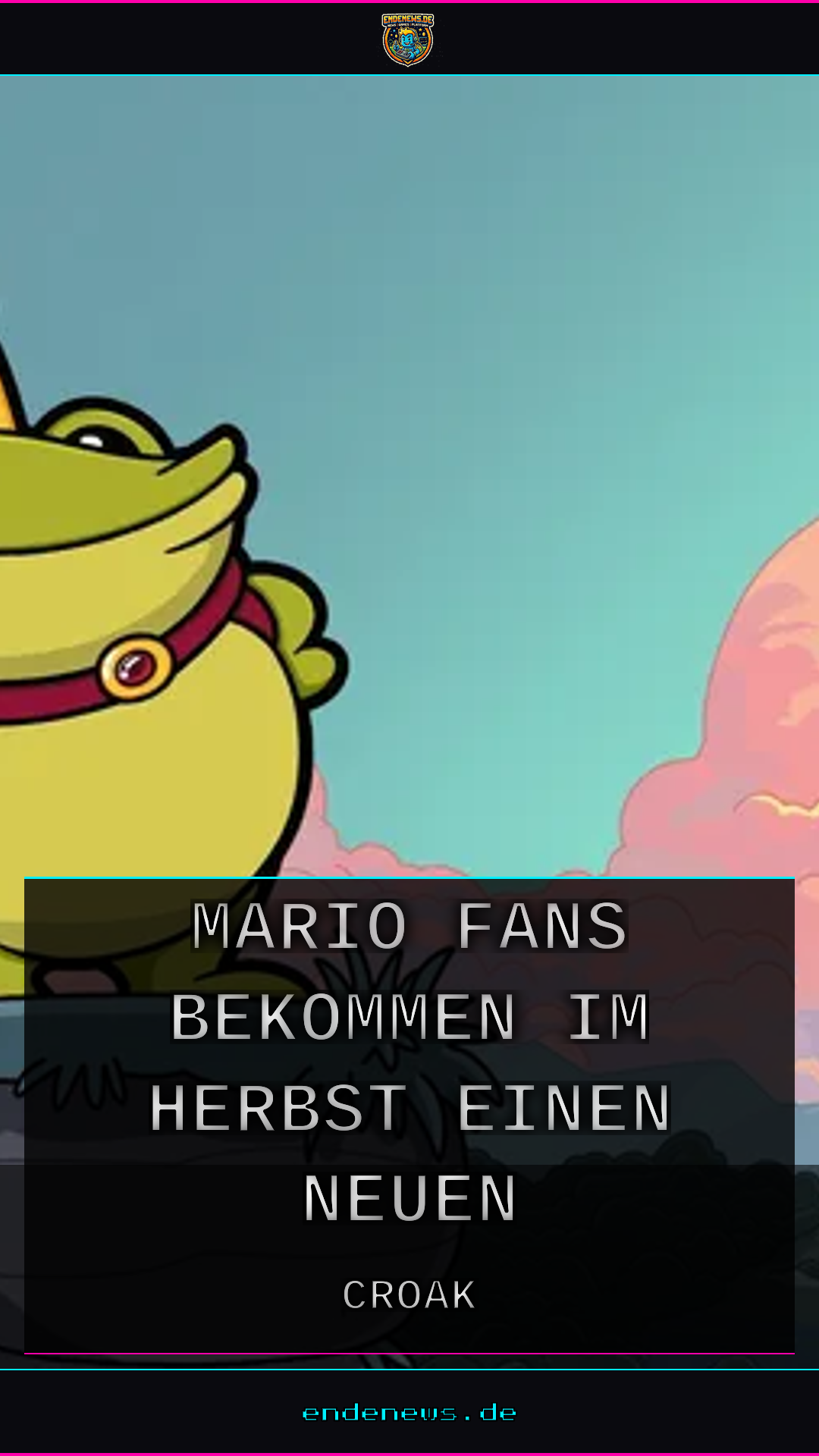 Croak: Mario-Fans bekommen im Herbst einen neuen Platformer-Helden