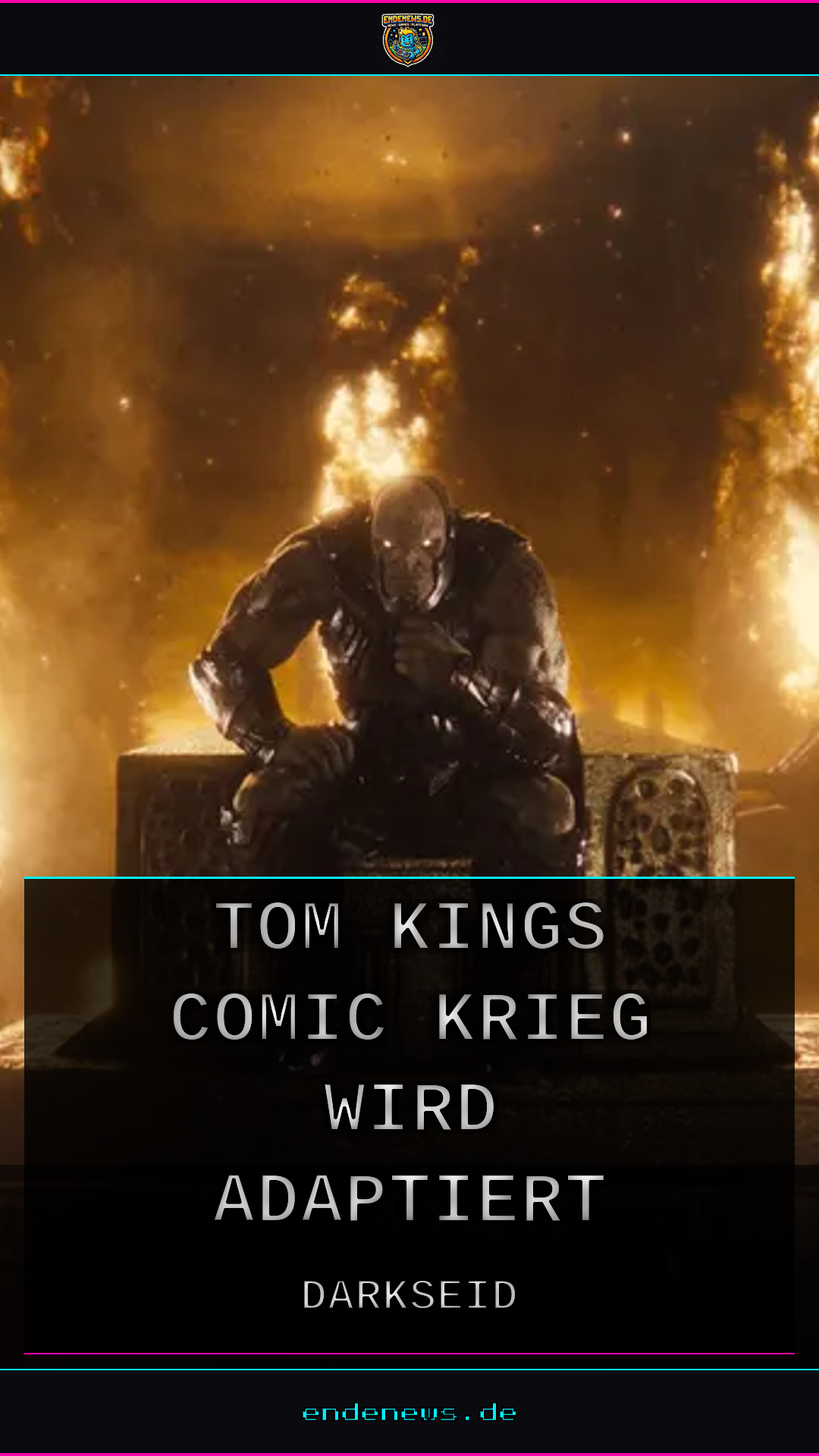 Darkseid erobert das neue DCU: Tom Kings Comic-Krieg wird adaptiert