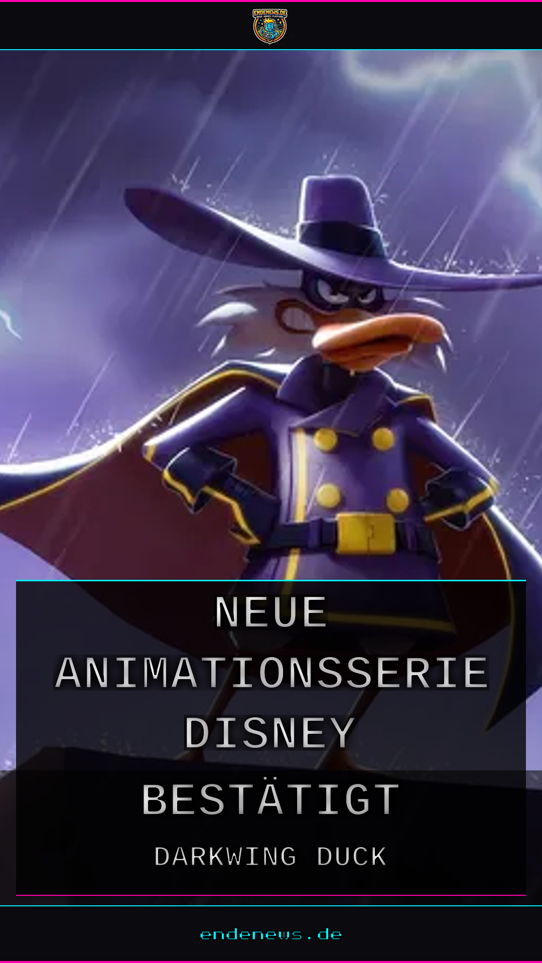 Darkwing Duck: Neue Animationsserie für Disney+ bestätigt