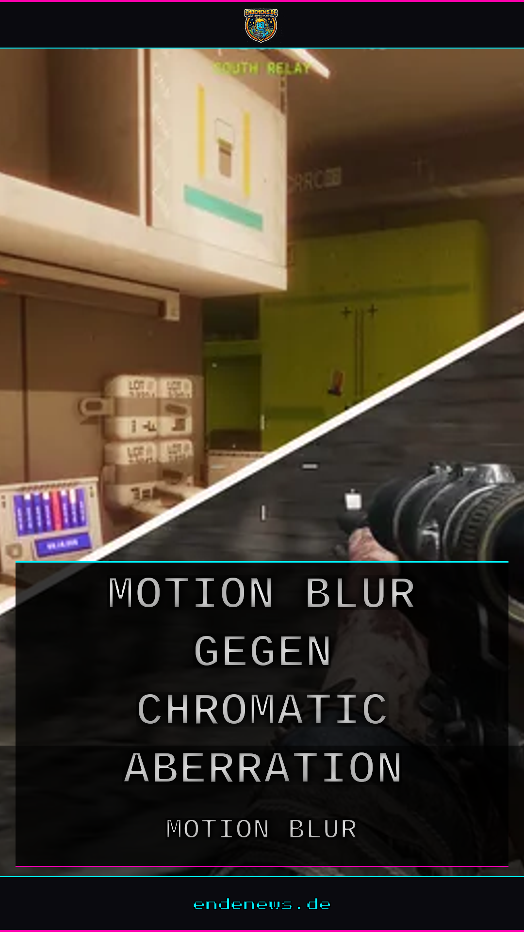 Das große Finale: Motion Blur gegen Chromatic Aberration