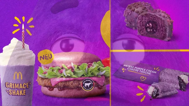 Der lila Horror kehrt zurück: Das McDonald’s Grimace-Menü erobert Deutschland