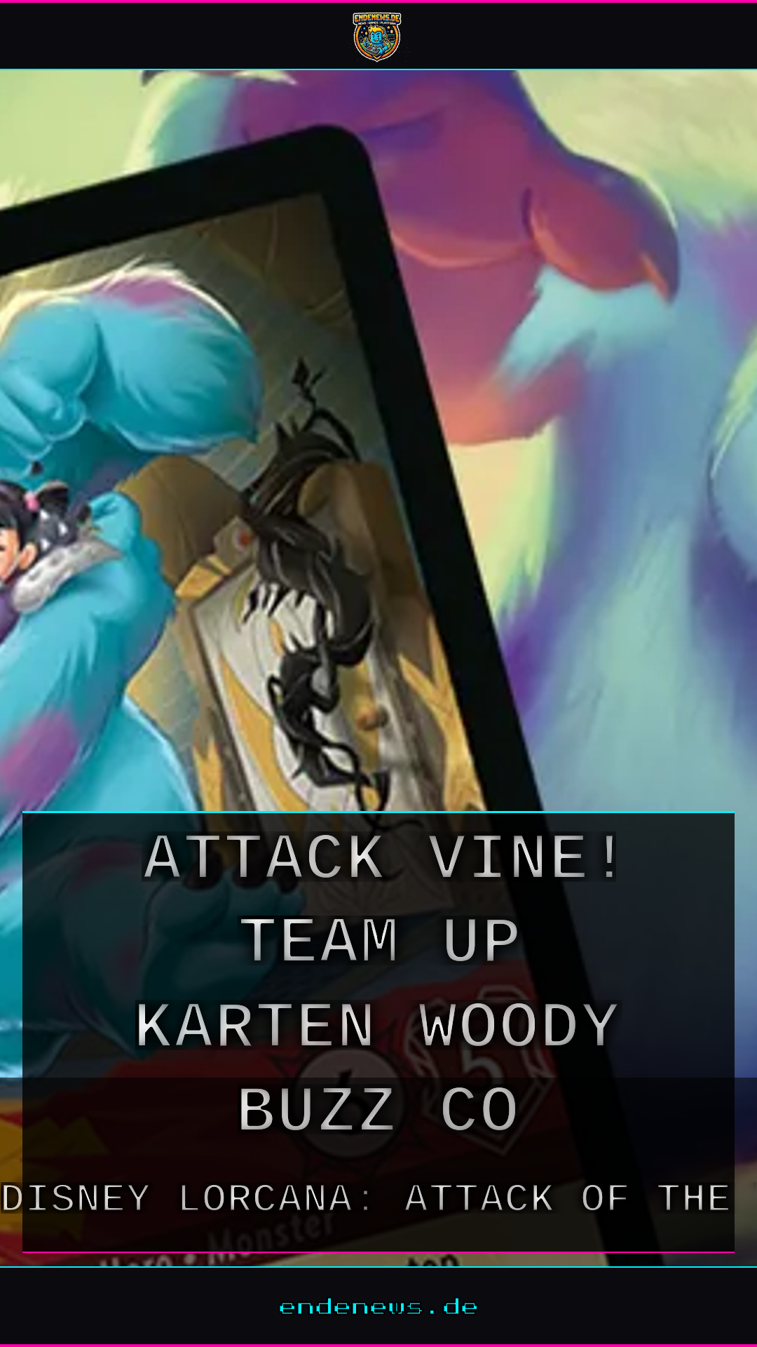Disney Lorcana: Attack of the Vine!, Team-Up-Karten mit Woody & Buzz und Co. enthüllt