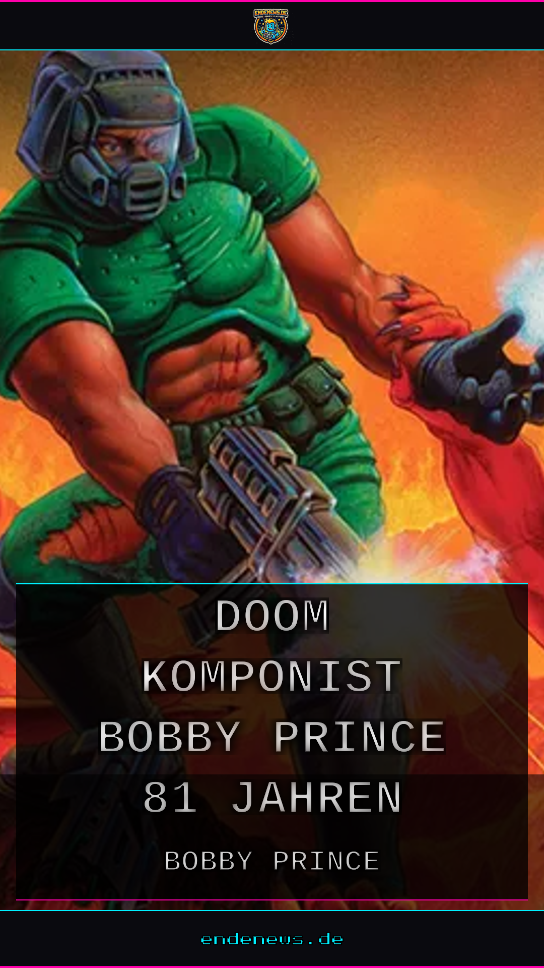 Doom-Komponist Bobby Prince mit 81 Jahren gestorben