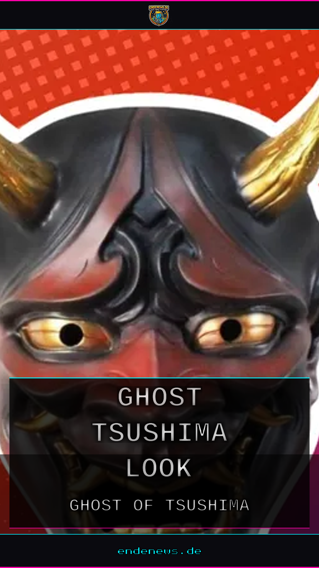 Dunkler Samurai zu Halloween: Ghost-of-Tsushima-Look