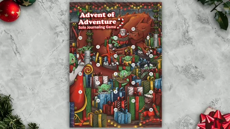 Ein Adventskalender als Abenteuer: Solo Journaling RPG kurz vor Kickstarter-Ende