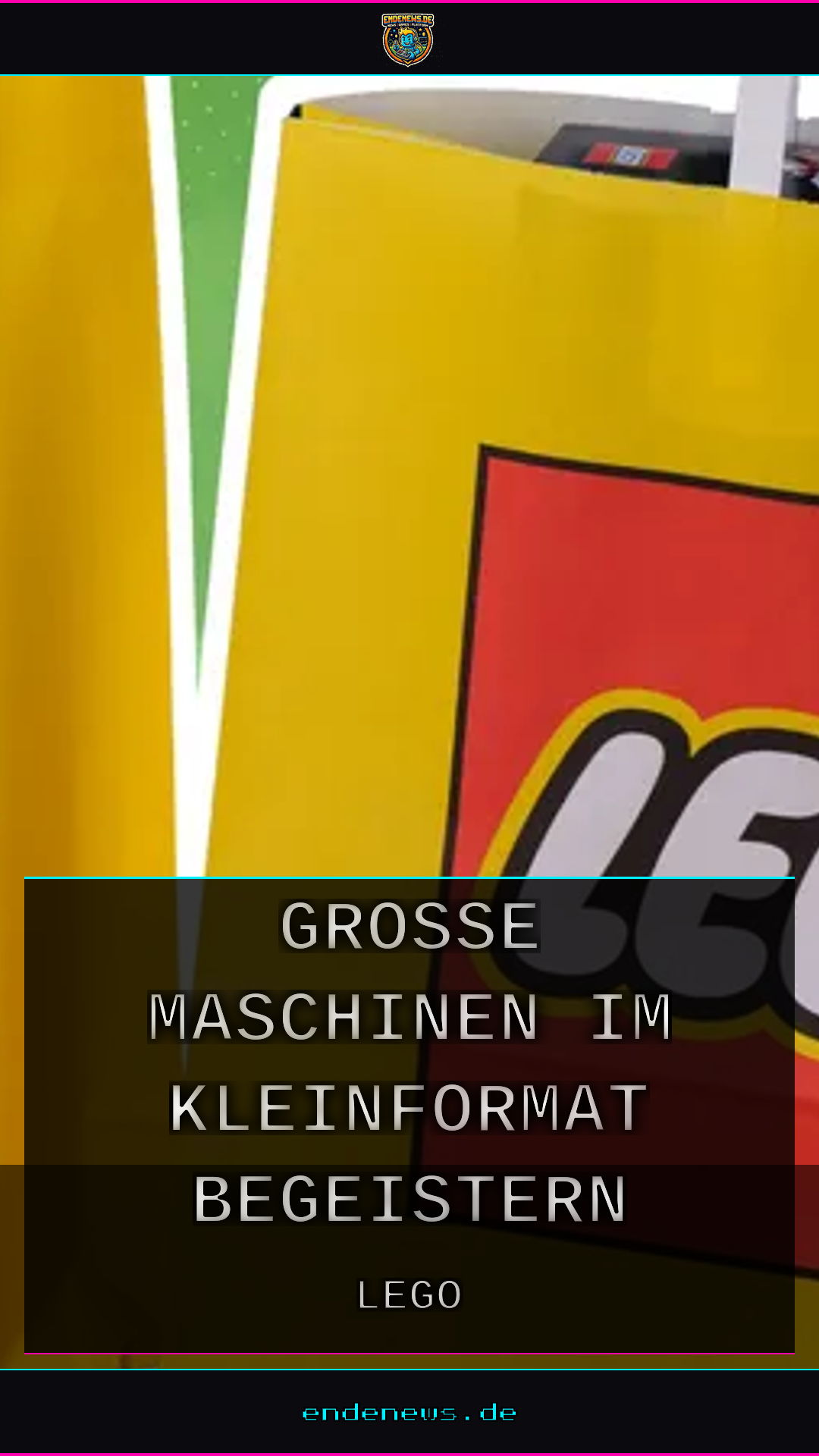 Ein Lego-Modell als neuer Amazon-Liebling: Warum große Maschinen im Kleinformat begeistern