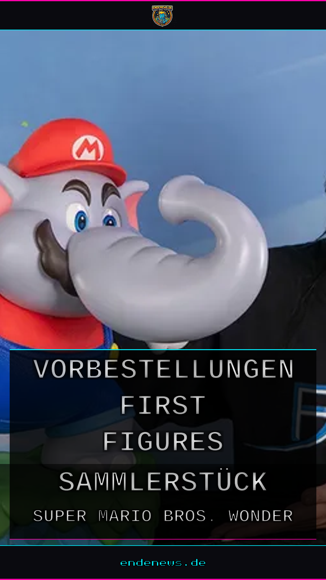 Elephant Mario als Riesenstatue: Vorbestellungen für First-4-Figures-Sammlerstück gestartet