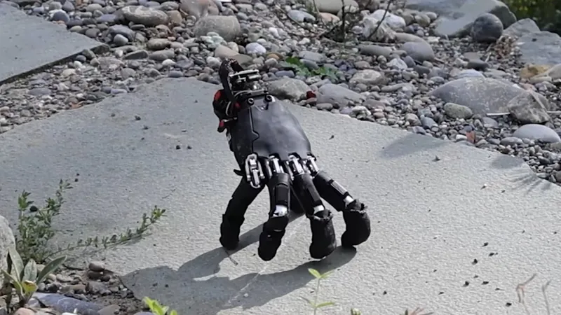 EPFL-Roboterhand krabbelt wie Thing aus Addams Family