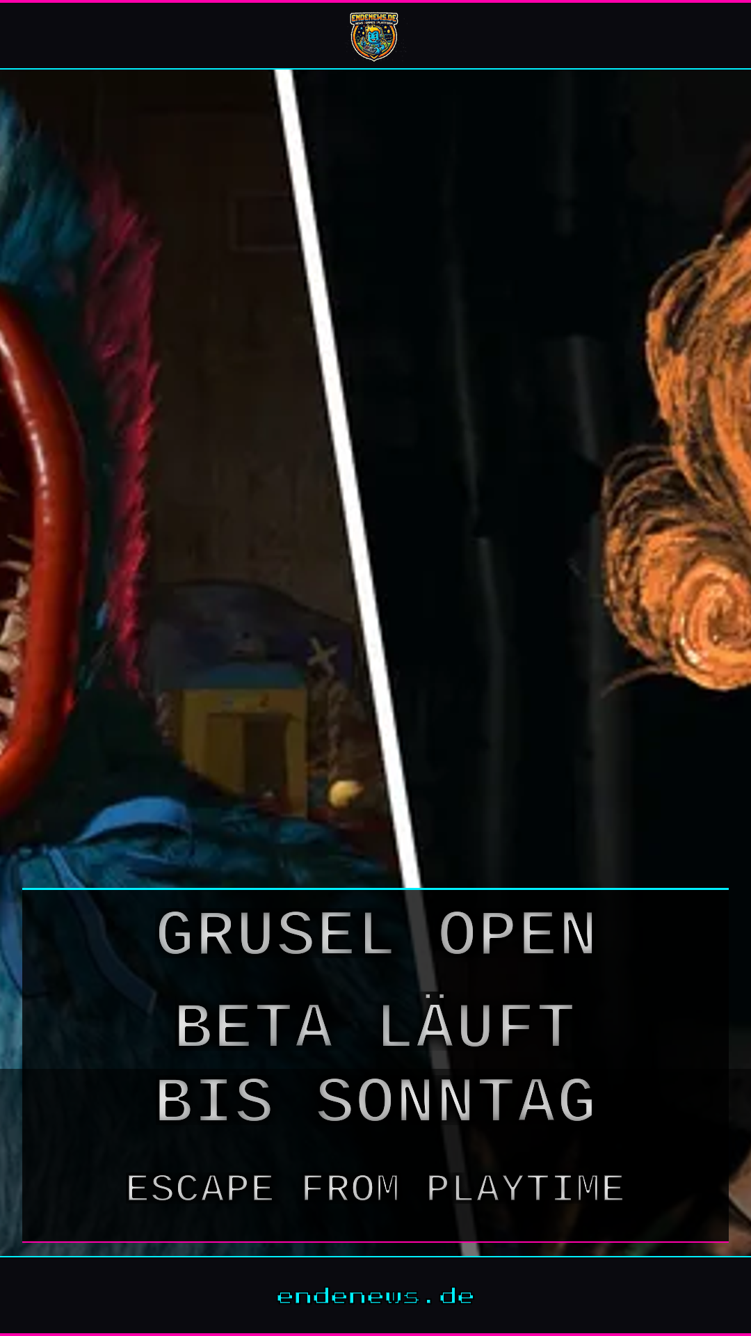 Escape from Playtime: Grusel-Open-Beta läuft bis Sonntag