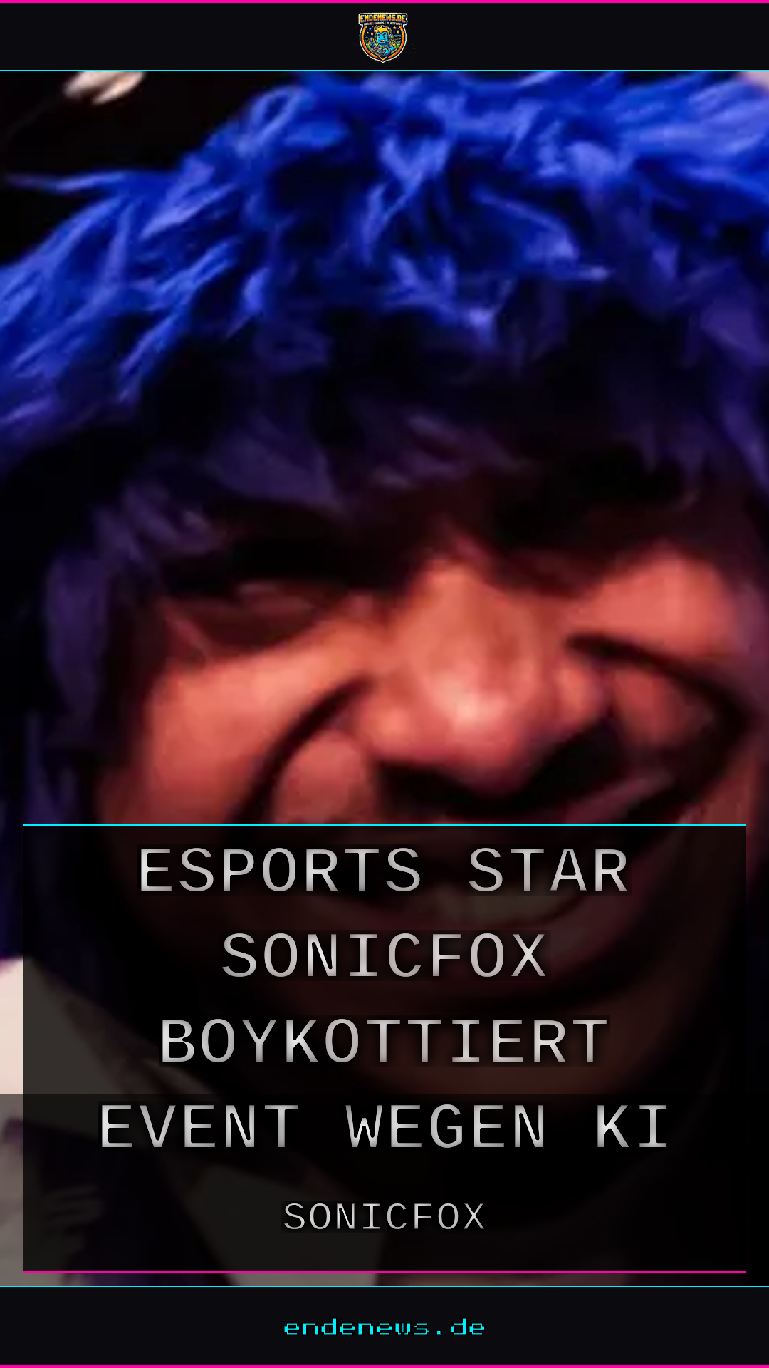 Esports-Star SonicFox boykottiert Event wegen KI-Art