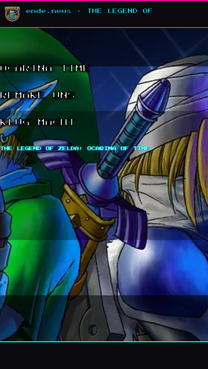 Fast nichts gezeigt, und genau richtig: Warum das Ocarina-of-Time-Remake uns klug macht