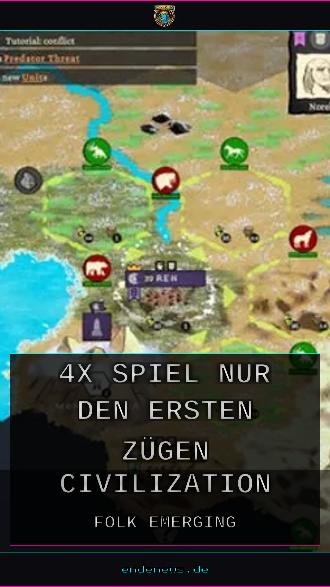 Folk Emerging: Ein 4X-Spiel, das nur in den ersten Zügen von Civilization spielt, und genial ist