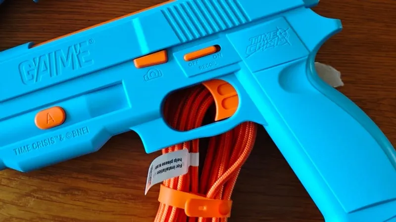 G'AIM'E Time Crisis Lightgun im Test: Nostalgie-Trip mit Abstrichen