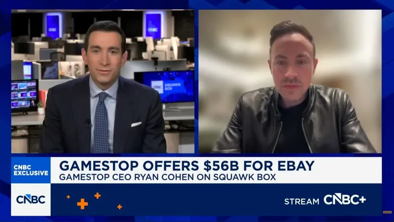 GameStop-Chef Ryan Cohen blamiert sich bei CNBC-Auftritt