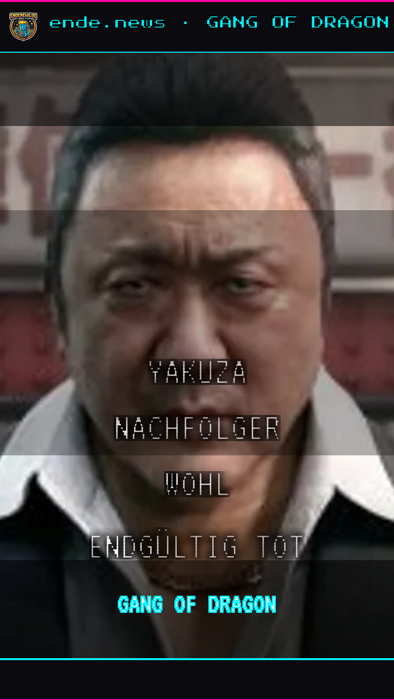 Gang of Dragon: Yakuza-Nachfolger wohl endgültig tot
