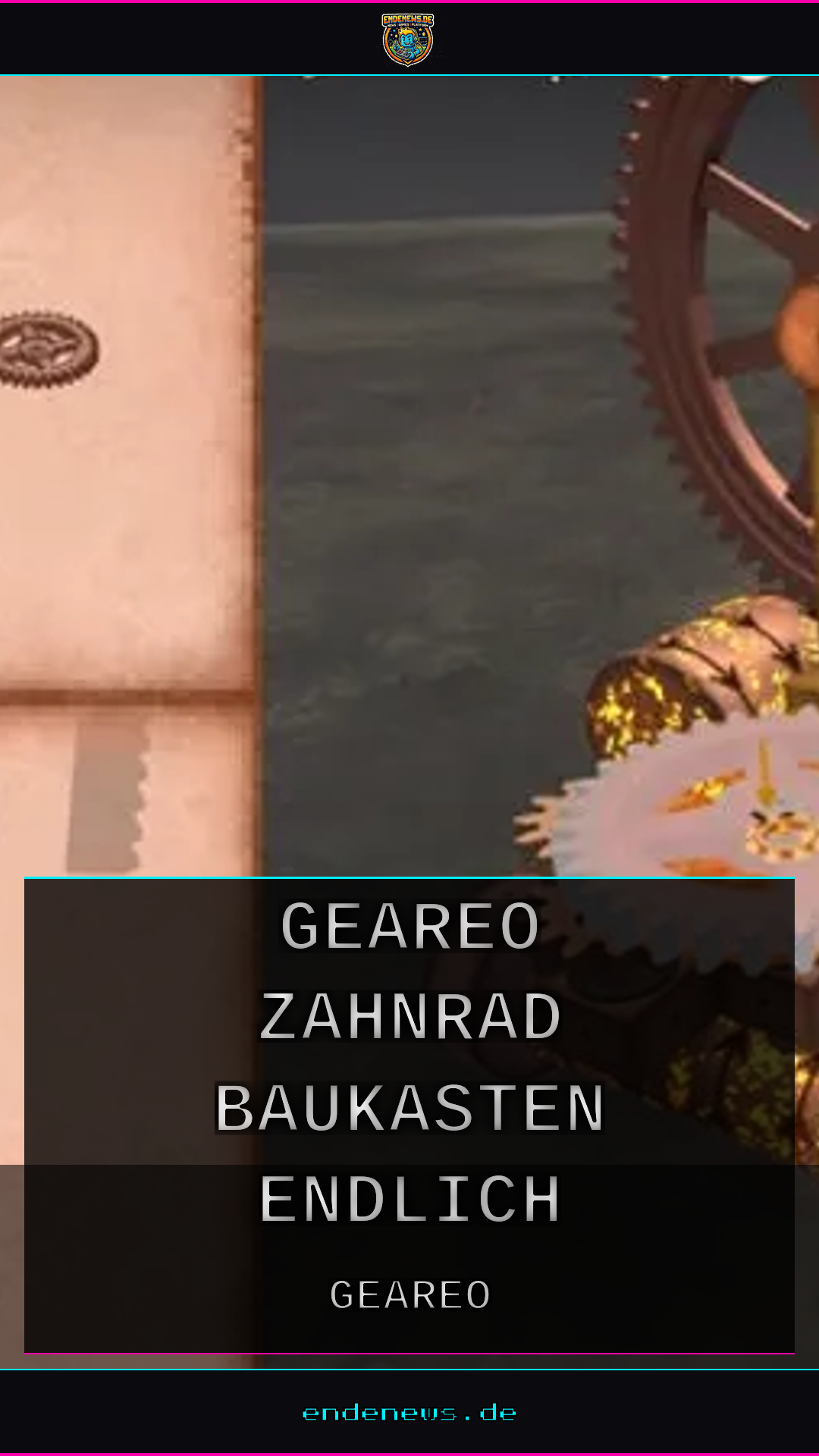 Geareo, Der Zahnrad-Baukasten, der endlich macht, was Uhren versprechen