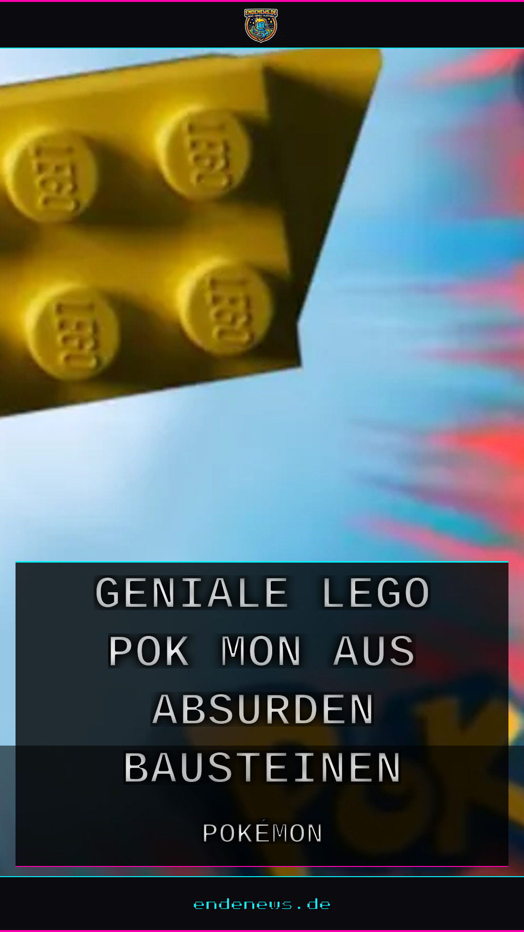 Geniale LEGO-Pokémon aus absurden Bausteinen begeistert Fans