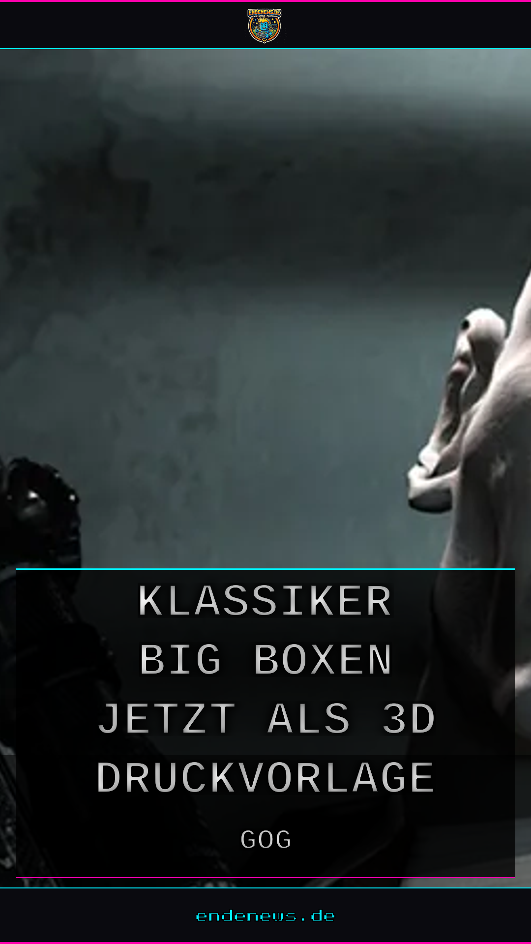 GOG rettet die große Pappschachtel: Klassiker-Big-Boxen jetzt als 3D-Druckvorlage