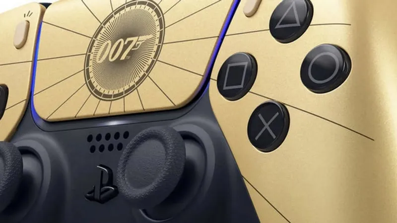 Goldener DualSense für 007 First Light: Sony zeigt limitierten Bond-Controller