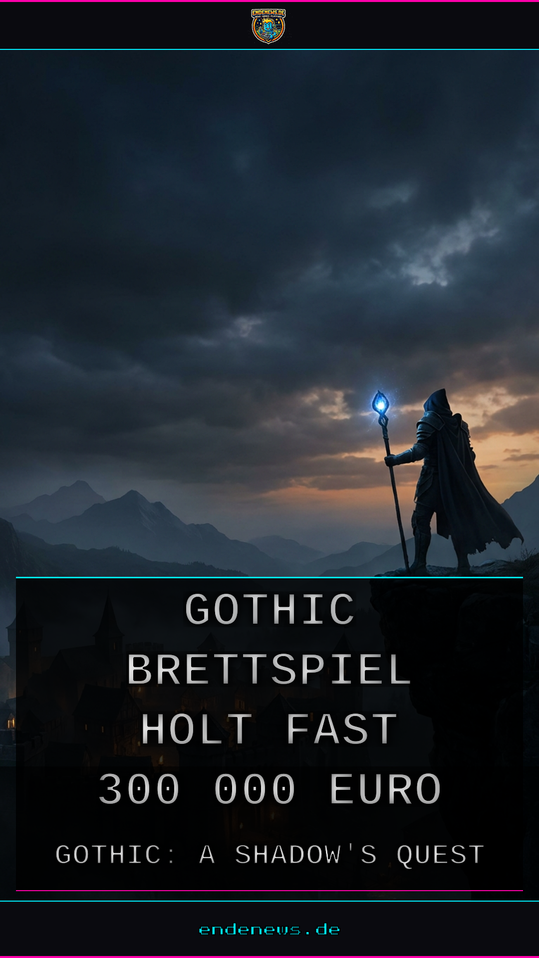 Gothic-Brettspiel holt fast 300.000 Euro am ersten Tag