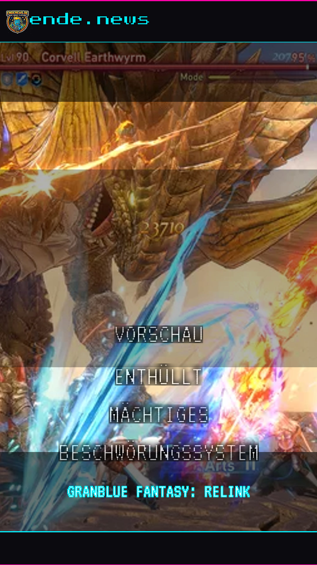 Granblue Fantasy: Relink, Endless Ragnarok: Vorschau enthüllt mächtiges Beschwörungssystem