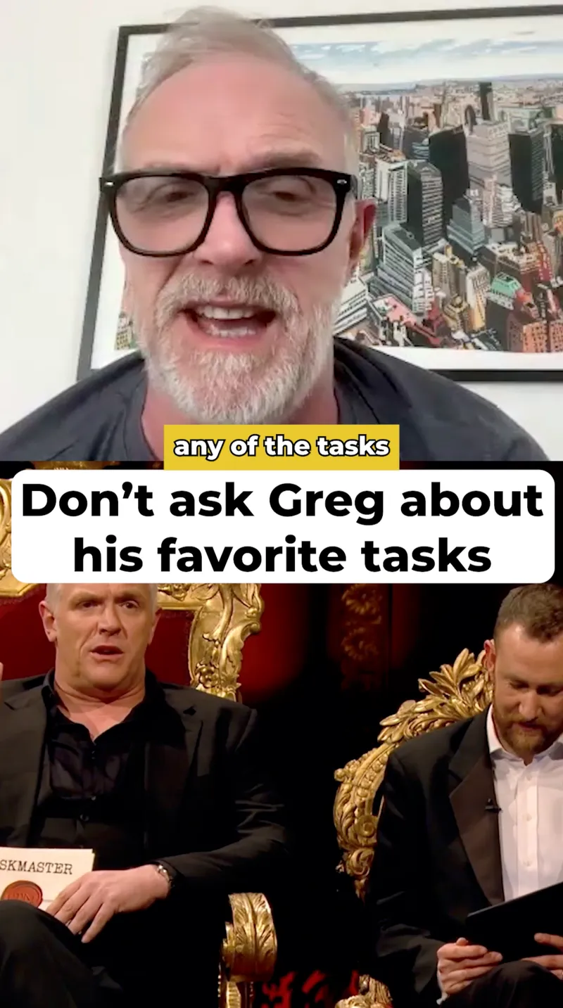 Greg Davies: Die eine Antwort auf die Taskmaster-Frage