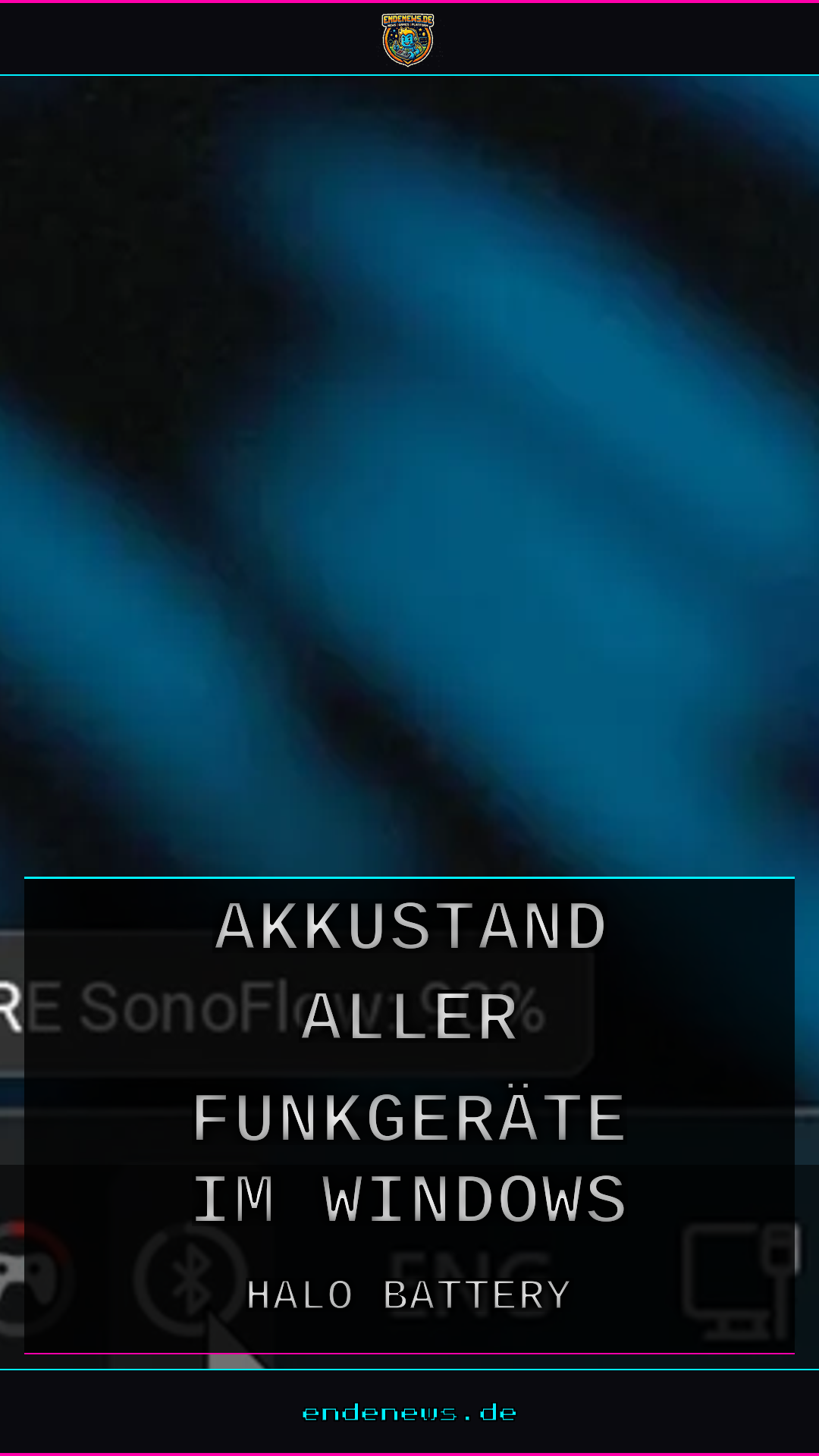 Halo Battery: Akkustand aller Funkgeräte im Windows-Tray