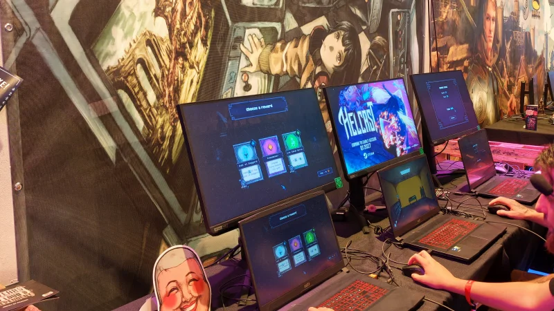 Helcast angespielt: Billard mit Äxten im Indie Arena Booth