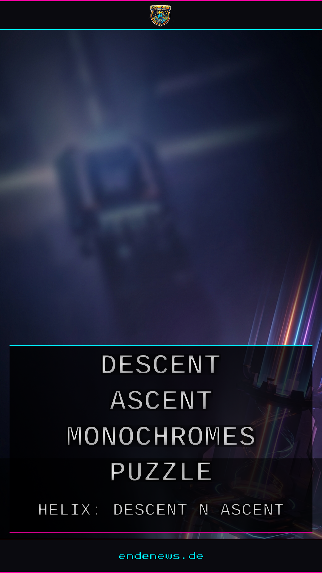 „Helix: Descent N Ascent“, Monochromes Puzzle-Abenteuer startet heute auf PC und Switch