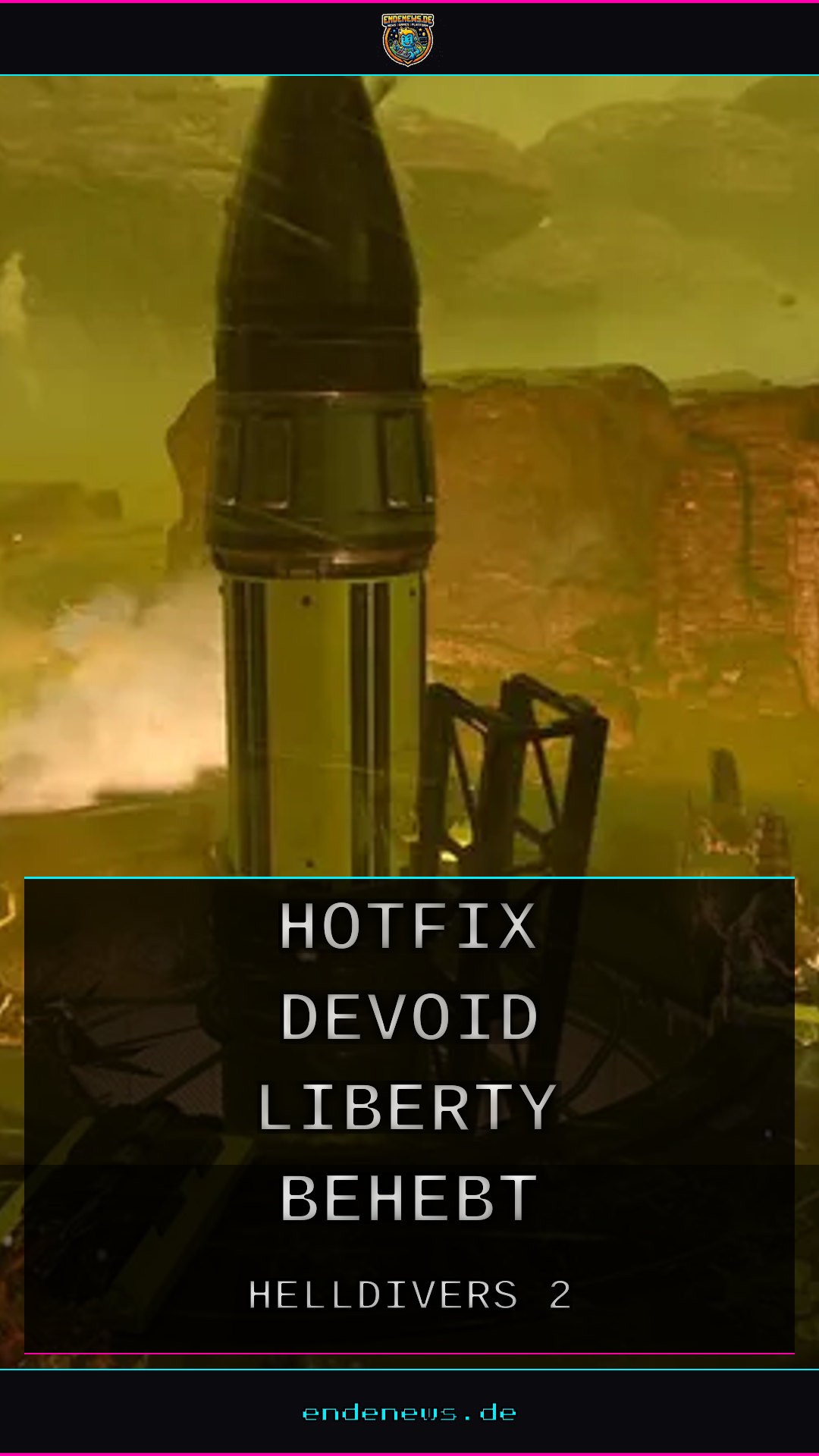Helldivers 2: Hotfix 7.1.1 'Devoid of Liberty' behebt Abstürze