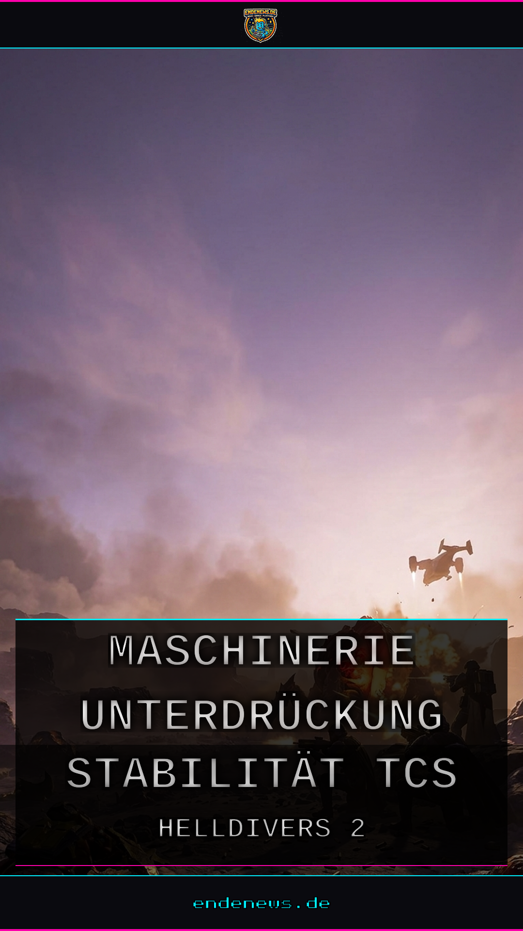 Helldivers 2 Patch 6.3.1: Maschinerie der Unterdrückung, Stabilität für die TCS+