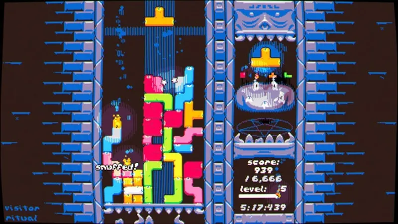 Hot Wax: Kerzen-Tetris unter den Augen eines Eldritch-Gottes
