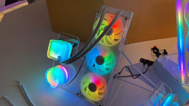 Hyte zeigt neuen AIO-Kühler-Prototypen: Buntes RGB und durchsichtige Verkleidung für schmale Budgets