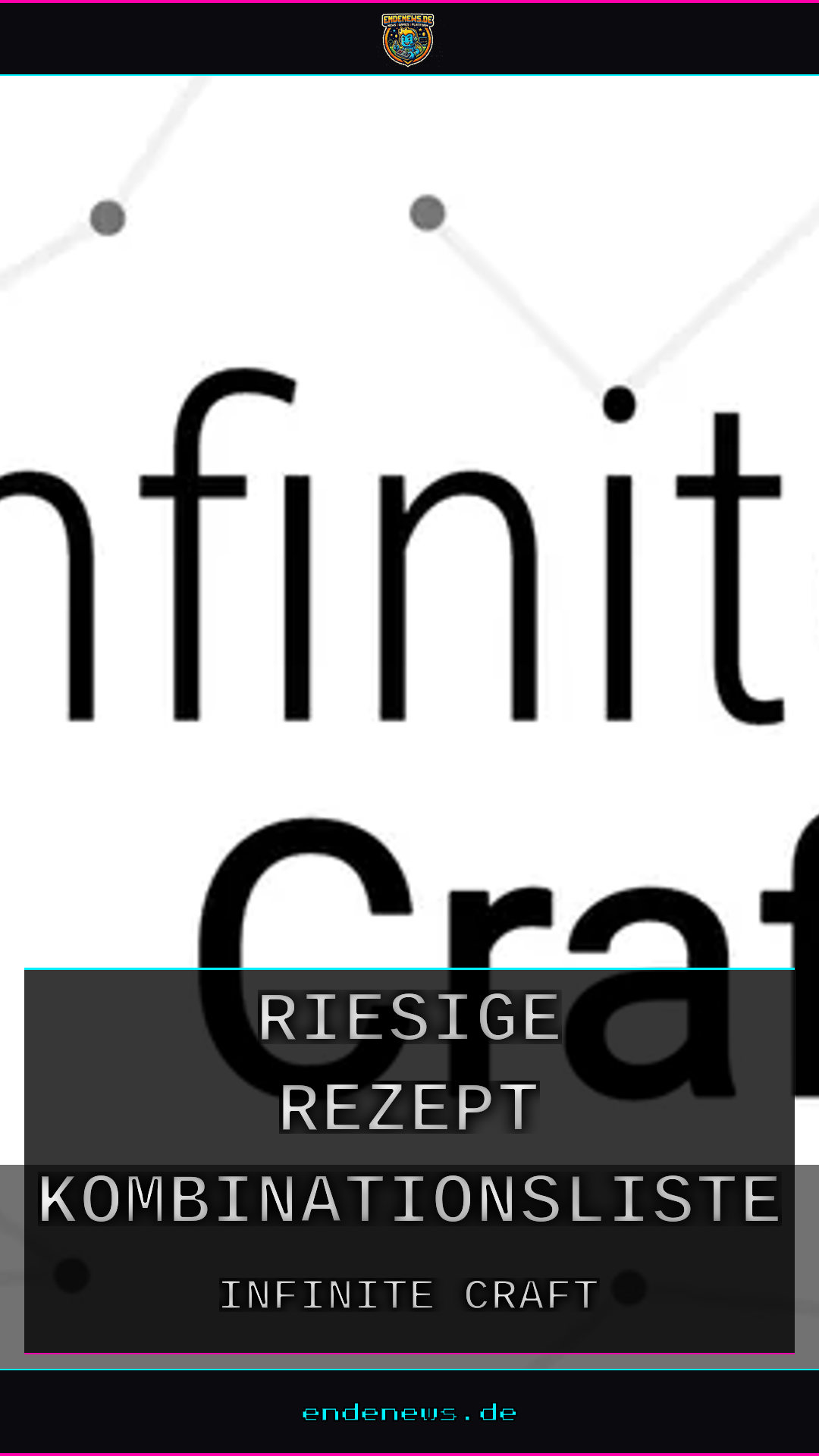 Infinite Craft: Die riesige Rezept- und Kombinationsliste