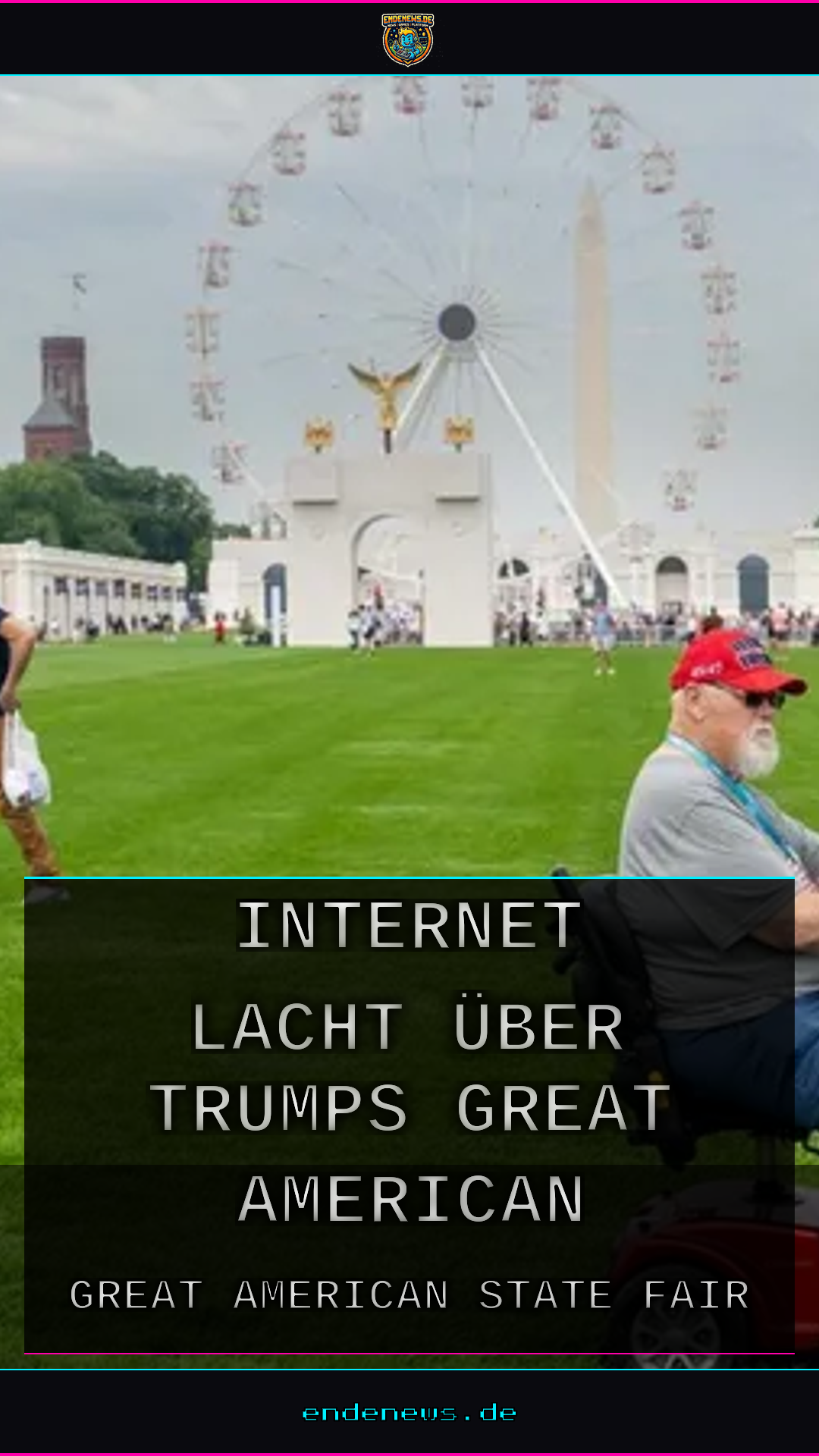 Internet lacht über Trumps „Great American State Fair“, ein virtueller Reinfall ohne Tische und Stühle