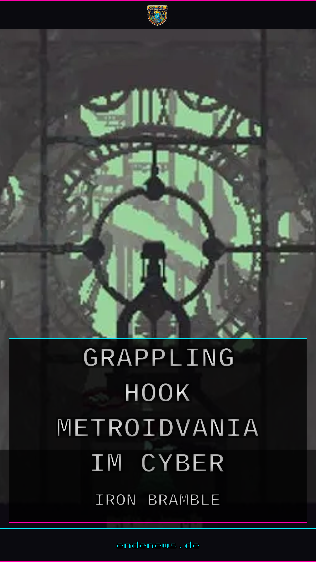 Iron Bramble: Grappling-Hook-Metroidvania im Cyber-Gothic-Look